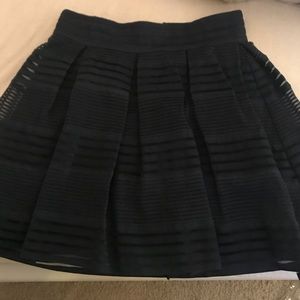 Navy mini skirt